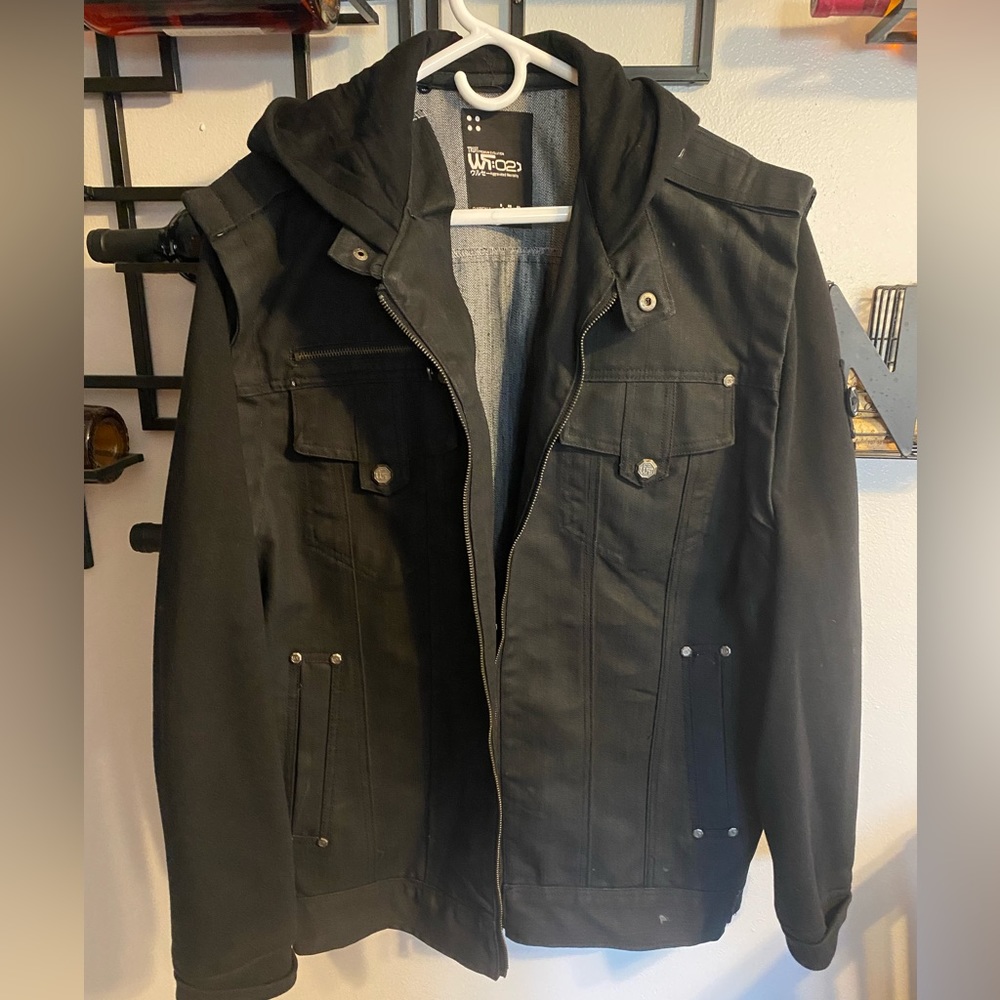 Trufit Premium Evolution Black Jean jacket Vest hoodie combo